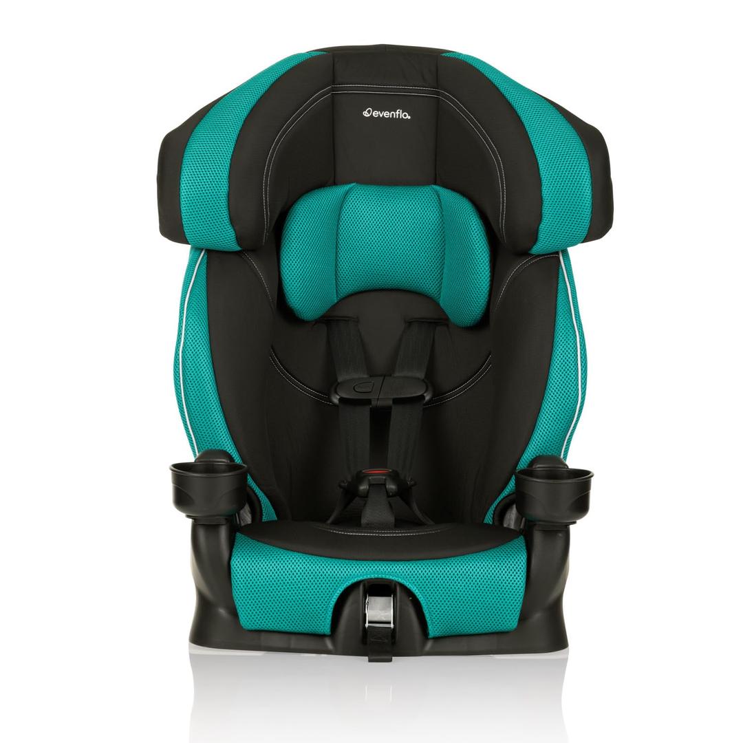 Evenflo Chase LX Harnessed Booster Car Seat (Jubilee Green) Mfd 11/12/25