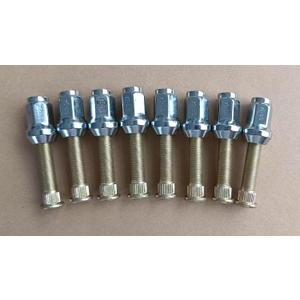 (3/8-24 * 1.75") Front Wheel Studs Bolts 7517871 with Lug Nuts Replacement for 2011-2014 Polaris RZR 900 UTV; RZR 4 800 2010-2014