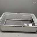 High-Sided Stainless Steel XL Cat Litter Box for Cats