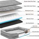 Dog Bed with Reusable Potty Pad - 44" x 31" x 6.2"