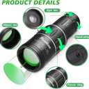 16X52 Monocular, Birthday Gifts for Men Dad Husband Him, Telescope High Powered for Adults, 2023 Power Prism Compact Monoculars for Adults Kids, Gadgets for Men, Valentines Gifts Ideas