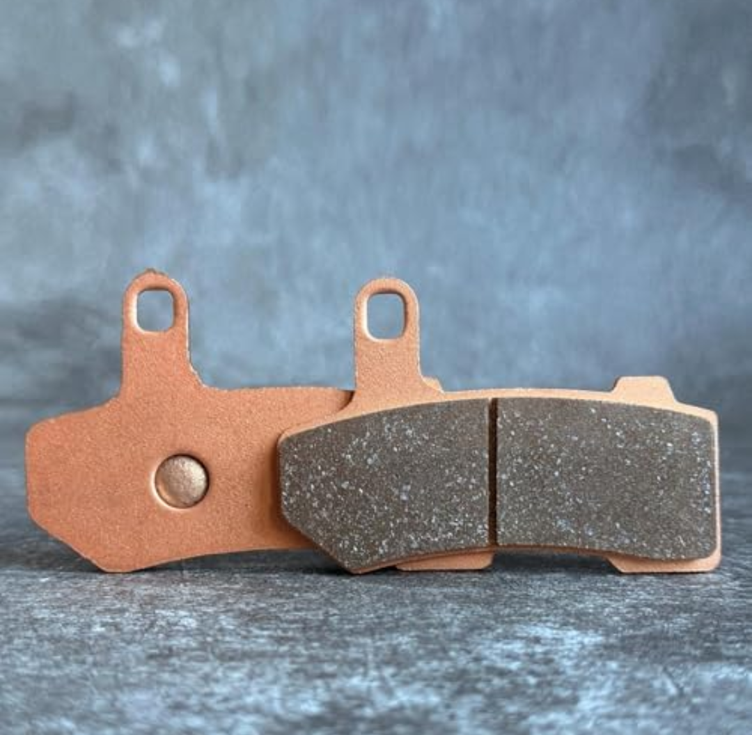 Sintered Brake Pads Compatible with Harley Davidson Touring Family (2008 later+) and V-Rod (2006 later+) for Front & Rear 1 Set