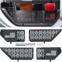 Upgraded for Jeep Wrangler accessories Metal Front Door Storage Pockets for 2018-2025 Jeep Wrangler JL JLU 4XE accessories for 2020-2025 Jeep Gladiator JT accessories Door Side Insert Organize Box