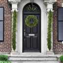 6FT Artificial Christmas Garland, Real Touch Artificial Pine Garland for Indoor Outdoor Christmas Decoration