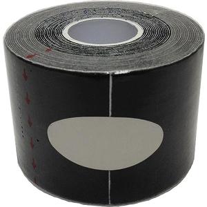 Therapist’s Choice® Kinesiology Tape Single Roll (Black) 30 uses supply, 1.6 inch/106 inch, Set Of 4