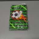 2 x Christmas Soccer Tree Topper,9.8 * 6.2inch Soccer Indoor and Outdoor Christmas Decoration, Large Christmas Tree Topper,Santa Hat Tree Topper Festive Sports Halloween Family Birthday Party Decorations