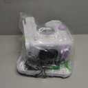 Compact Sewing Machine for Beginners, 12 Built-in Patterns, Lightweight with Reverse Function & Foot Control, for Handcrafting Clothes & Repairs505) (Purple)