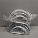 LightInTheBox Modern Wall Sconce Set of 2 Indoor Wall Light Fixture Half Moon Metal Wall Lamp White for Stair Hallway Home Theatre Bedroom (2PCS)