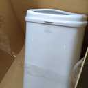 Ubbi Adult Diaper Pail, Steel Odor Locking, No Special Bag Required, Awards-Winning, Modern Design, White
