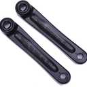 PROWHEEL Ebike Crank Arm Available in Square Hole,140MM/152MM/160MM/165MM/170MM/175MM Black Bike Crank Arm for Electric Bike,Mid Mounted Motor,Torque(1 Pair)