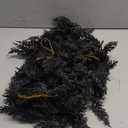 N&T NIETING 5.9FT Black Artificial Norfolk Pine Garland Real Touch Christmas Garlands Faux Garland for Table Mantle Holiday Fireplace Indoor Outdoor Christmas Halloween Decorations