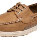 Vostey Men's Loafers & Slip-ons 3-Eye Boat Shoes Men Comfortable Casual Loafers for Men (10.5)