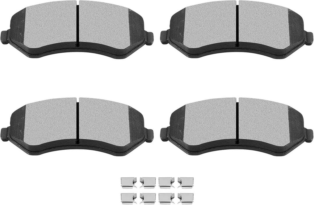 SCITOO Front Ceramic Brake Pads Kits Fit 04-07 For Chrysler For Town & Country,01-03 For Chrysler For Voyager,01-07 For Dodge For Caravan,01-04 For Dodge For Grand Caravan,02-07 For Jeep For Liberty