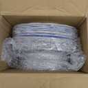 NOCCUR 120PCS White and Gold Plastic Plates - 10.25inch and 7.5inch Gold Disposable Plates Set Heavy Duty for Party/Wedding/Valentine's Day