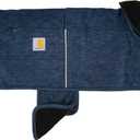 Carhartt Firm Duck Dog Chore Coat, Insulated Weather Resistant Jacket for Cold and Windy Conditions, Denim, Medium