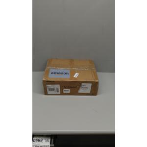 TV Stand for 55 Inch TV, Entertainment Center with 3-Tier Open Shelves, TV Console Table for Living Room, Bedroom, Rustic Brown