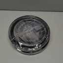 40Pcs Disposable Paper Plates Black,Including 20pcs 9" and 20pcs 7" Plates,Strong and Sturdy Disposable Plates for Party, Dinner, Holiday, Picnic,Birthday Party, Dinner Table, Wedding, Pack Of 2