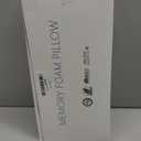 Sleep Apnea Pillow with Neck Pain & Snoring Relief -Orthopedic Cervical Pillow, Ergonomic Contour Memory Foam for Side, Back,Stomach Sleepers, Medium Firm Support(Grey, Queen Size)