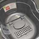 Natures Miracle Hooded Flip Top Litter Box for Cats, With Built-In Odor Control Charcoal Filter (Silver/Grey)