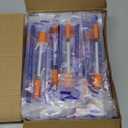 0.5ml Syringe with Cap, 29G 1/2" 13mm 1/2cc Syringes, Disposable Individual Package, Pack of 100