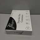 Pack of 3 Snackle Box Container, Portable Snack Box, 8 Compartment Snack Tray with Lid, Divided Serving Tray with Lid and Clear Divided Snack Containers with Lids for Fruit Candy Nuts Veggie