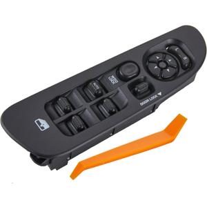 Power Window Switch Fits for 2002-2010 Dodge Ram 1500 2500 3500, 2001-2004 Dodge Dakota, Driver Side Control Door vidrios Master Switch OEM 56049805AB, Black Panel