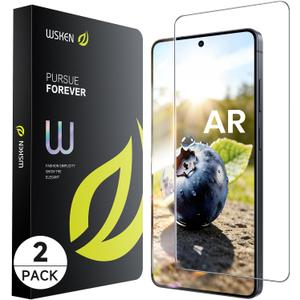 WSKEN for Samsung Galaxy S26 Ultra Screen Protector - AR Original Visual, Fingerprint Unlock [100% Anti Reflection] Shatterproof Anti Glare 9H+ Tempered Glass S26 Ultra Screen Protector, 2 PCS