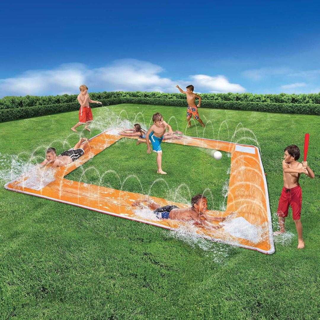BANZAI Spring and Summer Toys Grand Slam Baseball Water Slide