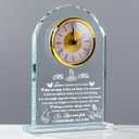 Wedding Gifts for Couple Unique 2026 - Crystal Clock Happy Anniversary Marriage Gift for Couple Keepsake - Engagement Gifts Bridal Shower Gifts for Bride and Groom Engagement Newlywed Mr Mrs Present