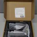 Fingerprint Door Lock, 6-in-1 Smart Door Knob with App Control/Fingerprints/IC Cards/Passwords/2 Keys, Fingerprint Door Knob Biometric Door Lock for Bedroom Apartment, Black