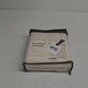 100% Blackout Shield Linen Blackout Curtains for Bedroom 84 Inches Long, Back Tab/Rod Pocket Living Room Drapes, Thermal Insulated Blackout Curtains 2 Panels Set, 50" W x 84" L, Cream