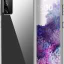 HOOMIL Case for Samsung Galaxy S20 6.2-Inch, Non-Yellowing, Drop Protection, Anti-Scratch Transparent Hard Back Phone Cover - Crystal Clear