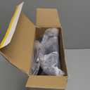 2 Pack Under Desk Hanging Shelf Drawer Organizer, Attachable Plastic Hidden Storage Tray, Easy Adhesive Mount Holder for Standing Tables, Office, Counters, Cabinets, Workstations - Black