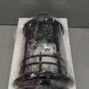 Darkaway Large Outdoor Post Lights Lamp Posts Outdoor Lighting, 17inch Aluminum Post Lights Outdoor Light Fixtures with Water Ripple Glass, Pole Light for Outside Patio Yard Garden