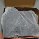 LUXMAX Women Buckle Goth Chunky Platform Ankle Boots Lace Up High Heel Motorcycle Boots with Chain (13, Black)