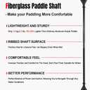 Kayak Paddles with Fiberglass Shaft and Reinforced PP Blade, Floating Adjustable Kayaking Oars, 3 Piece, 220-240 cm/86-94 Inches