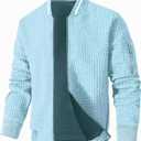 SAVKOOV Mens Lightweight Jacket Casual Bomber Jacket Varsity Coat (4X-Large)