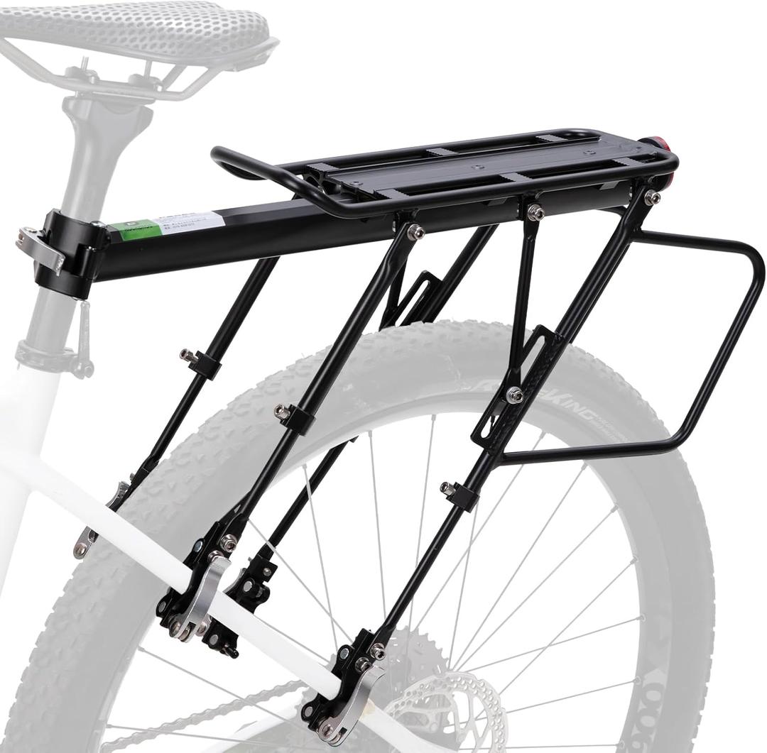 ROCKBROS Rear Bike Rack Quick Release Mountain Bike Rear Rack Aluminum Alloy Bike Cargo Rack
