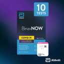BinaxNOW COVID-19 Antigen Self Test, 1 Pack, 10 Tests Total, COVID Test With 15-Minute Results Without Sending to a Lab, Easy to Use at Home