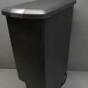 Simplehuman 40 Liter / 10.6 Gallon Slim Kitchen Step Trash Can With Secure Slide Lock, Grey Plastic (Gray)