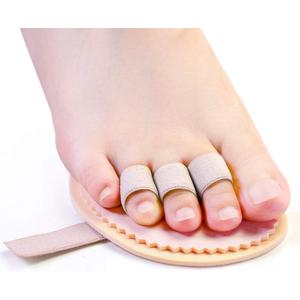 Welnove Toe Straightener Hammer Toes Corrector Pack of 2 (3 Holes) for Claw Toe Mallet Toe Contracted Toe and Cured Toe Hammer Toe Splint