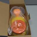 Dog Cat Treat Dispenser Toy, Interactive Dog Puzzle Toy, Slow Feeder (Yellow)