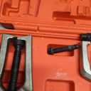 DAYUAN 5pcs Professional Front End Service Tool Kit, Pitman Arm Puller, Ball Joint Separator Tie Rod Remover Tool (Red)