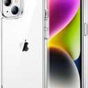 JETech Case for iPhone 14 Plus 6.7-Inch, Non-Yellowing Shockproof Phone Bumper Cover, Anti-Scratch Clear Back (Clear)
