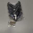 Leinuosen 4 Pcs 1.97 Inch Height Patio Furniture Riser l Shaped Outdoor Waterproof Plastic Sofa Legs Replacement Couch Feet with Screws for Outdoor Yard Sofa Couch Table Chairs Feet Support