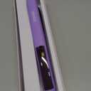 1" Ceramic Flat Iron with Sonic Vibrating for Less Damage, Dual Voltage Travel Hair Straightener for Women - Ionic & Volcanic Mineral Technology, Straightener and Curler, 10 Heat Settings