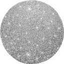 Silver Placemat Sparkle Crushed Rhinestones Round Washable Elegant Glitter Table Mat for Fall Halloween Wedding Christams Kitchen Home Decor Housewarming Gifts (15 Inch)