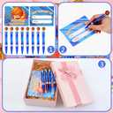 Skyygemm 36 Set /108 Pcs Basketball Pens with Gift Card for Kid Valentine's Day Classroom Exchange Gift School Sports Novelty Ballpoint for School Valentine's Sports Party Favor