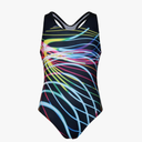 JESKIDS Girls One Piece Swimsuit Athletic Racerback Bathing Suit for Swimming 13 Years