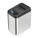 ELLO&ALLO 30 Liter 8 Gallon Touchless Rectangular Automatic Motion Sensor Trash Can for Kitchen, Brushed Stainless Steel Finish